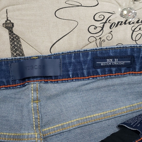 🎁 VIGOSS Slim Straight Leg Jeans - Picture 6 of 8